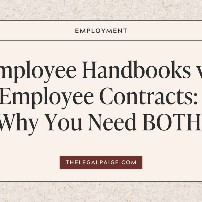 Employee Handbooks vs. Employee Contracts: Why You Need BOTH!