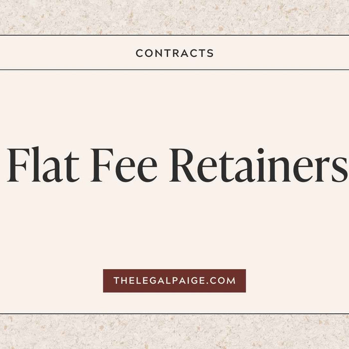 Flat Fee Retainers