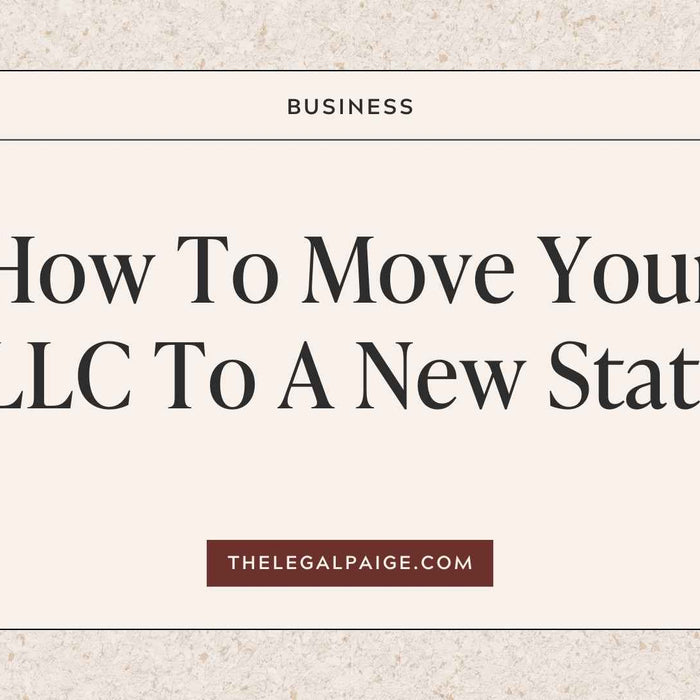 How To Move Your LLC To A New State