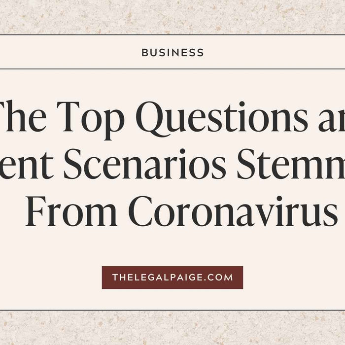 The Legal Paige - The Top Questions and Client Scenarios Stemming From Coronavirus