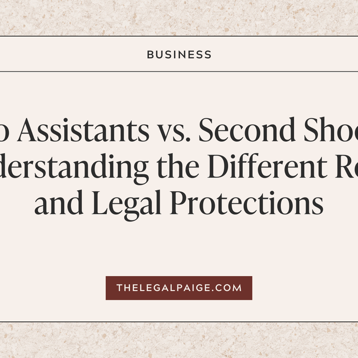 Photo Assistants vs. Second Shooters: Understanding the Different Roles and Legal Protections
