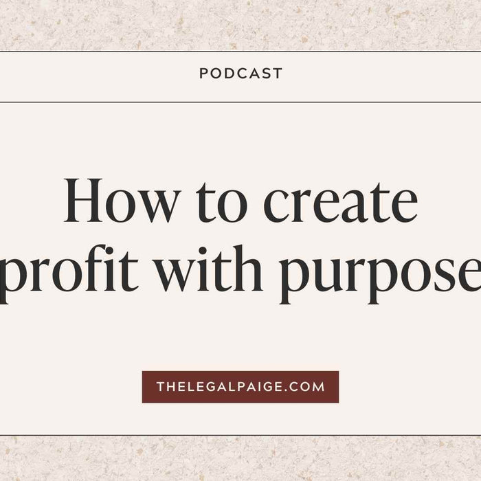 Episode 20: How to create profit with purpose