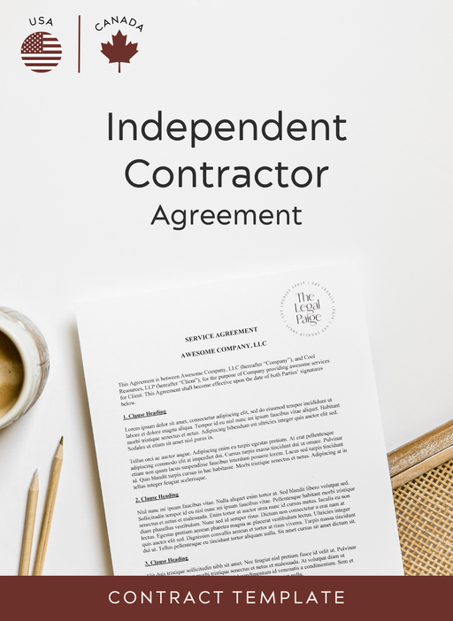 The Legal Paige - Independent Contractor Agreement