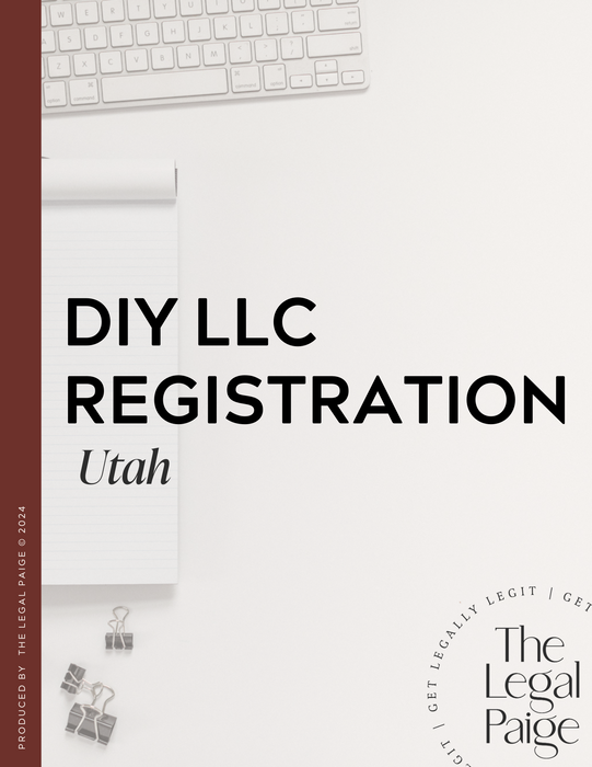 DIY LLC Registration - Utah