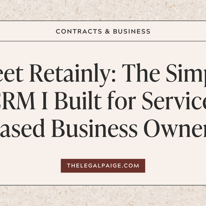 Meet Retainly: The Simple CRM I Built for Service-Based Business Owners