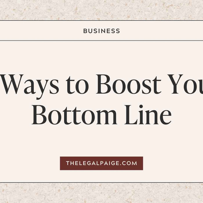 5 Ways to Boost Your Bottom Line