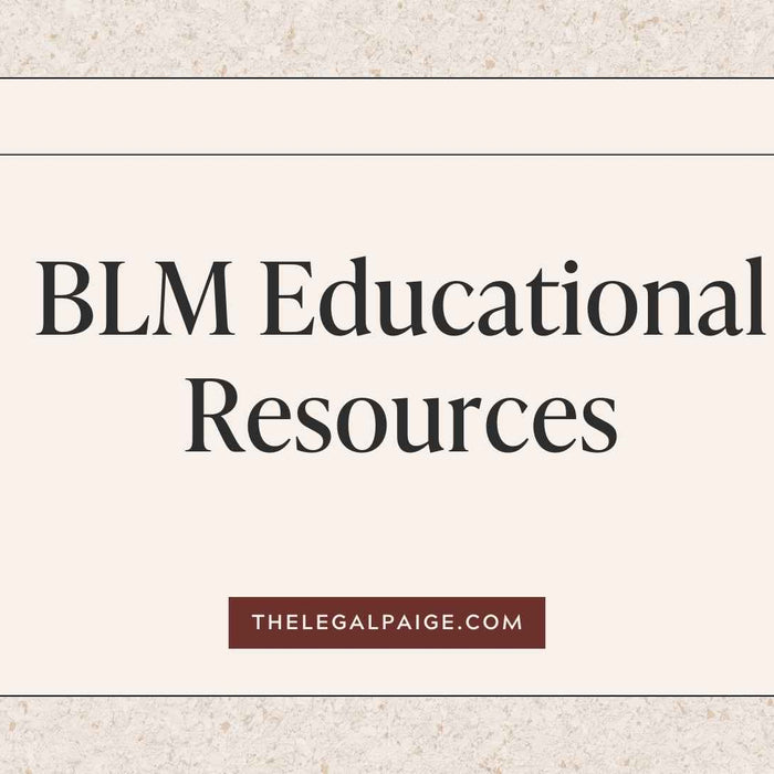 The Legal Paige - BLM Educational Resources