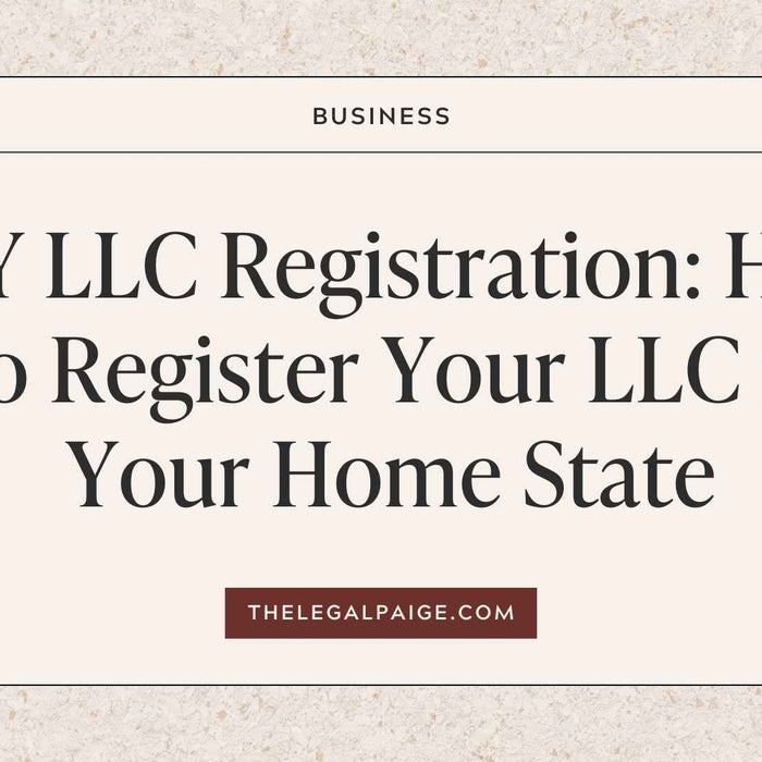 The Legal Paige - DIY LLC Registration: How to Register Your LLC in Your Home State