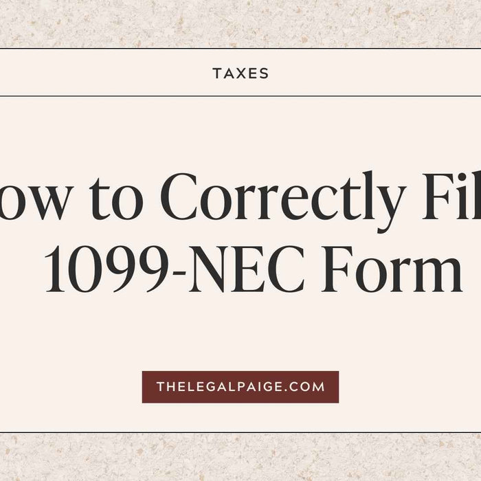 How to Correctly File a 1099-NEC Form