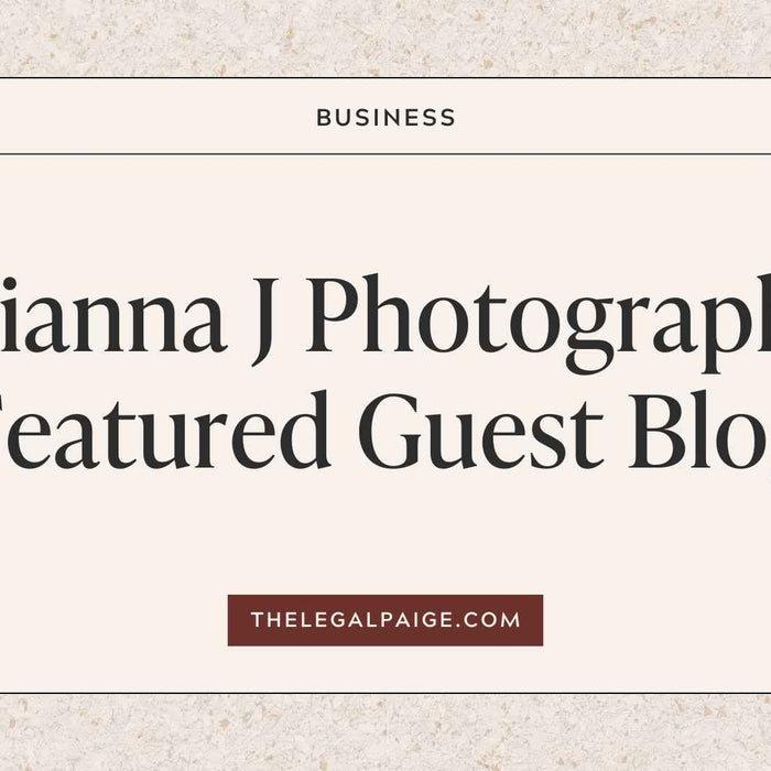 The Legal Paige - Julianna J Photography: Featured Guest Blog