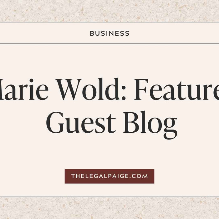 Marie Wold: Featured Guest Blog
