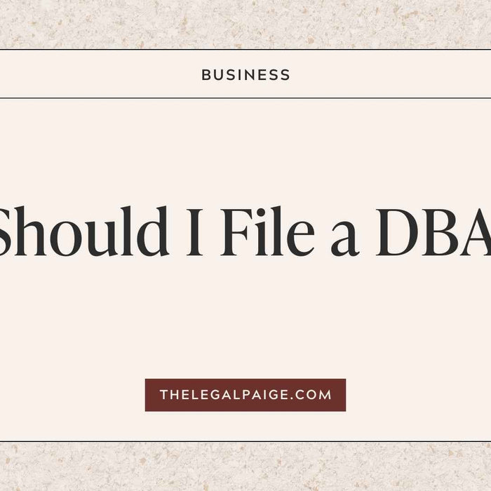 Should I File a DBA?