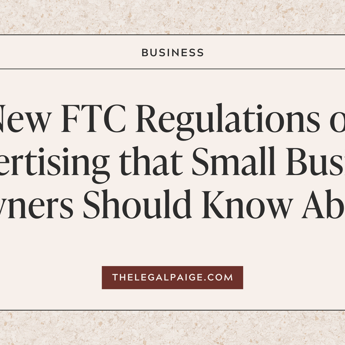 New FTC Regulations on Advertising that Small Business Owners Should Know About