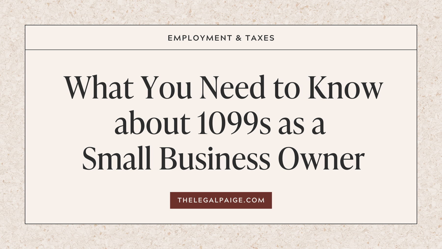 What You Need to Know about 1099s as a Small Business Owner