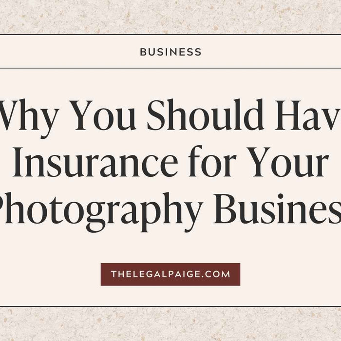 Why You Should Have Insurance for Your Photography Business