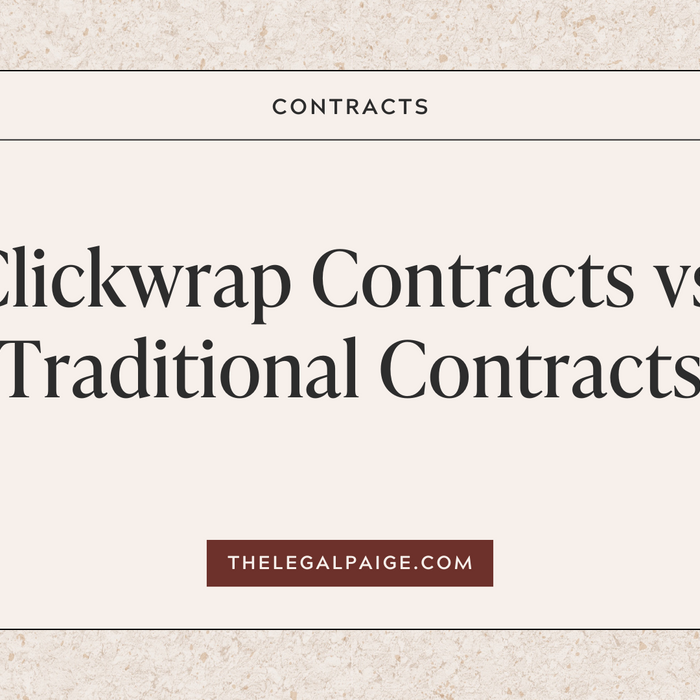 Clickwrap Contracts vs. Traditional Contracts