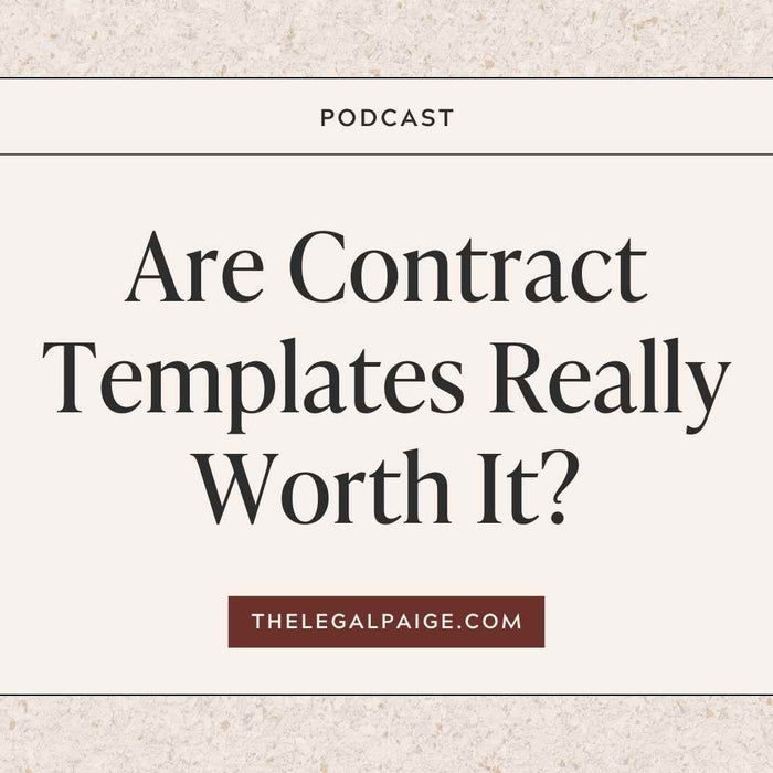 Episode 87: Are Contract Templates Really Worth It?