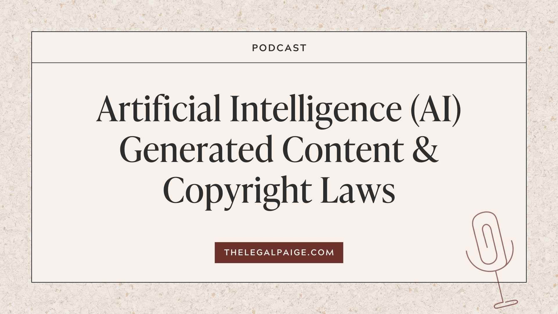 Artificial Intelligence (AI) Generated Content & Copyright Laws