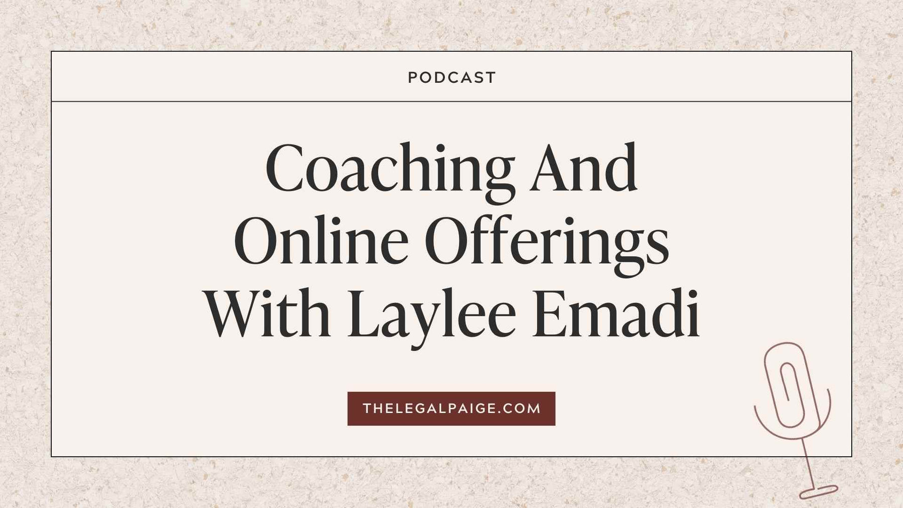 Episode 104: Coaching And Online Offerings With Laylee Emadi