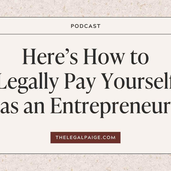 Here's How To LEGALLY Pay Yourself As an Entrepreneur