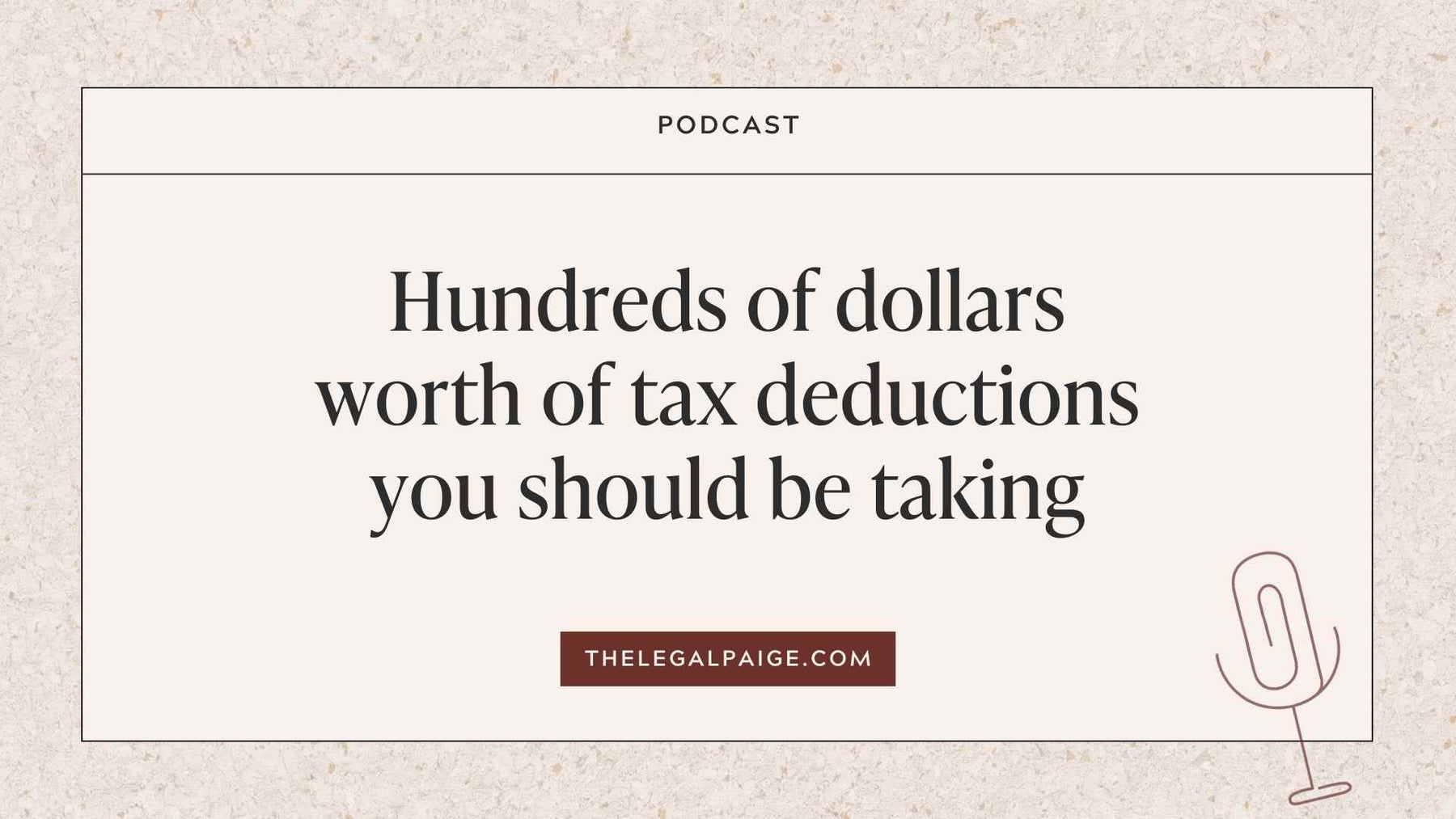 Hundreds of dollars worth of tax deductions you should be taking