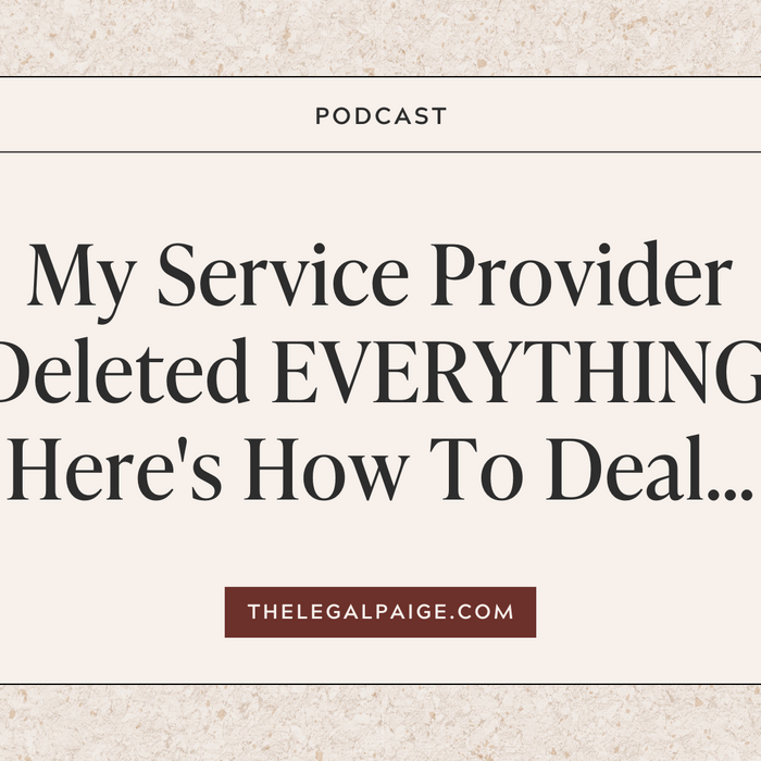 My Service Provider Deleted EVERYTHING, Here's How To Deal...