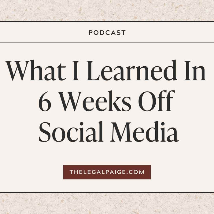 Episode 90: What I Learned In 6 Weeks Off Social Media