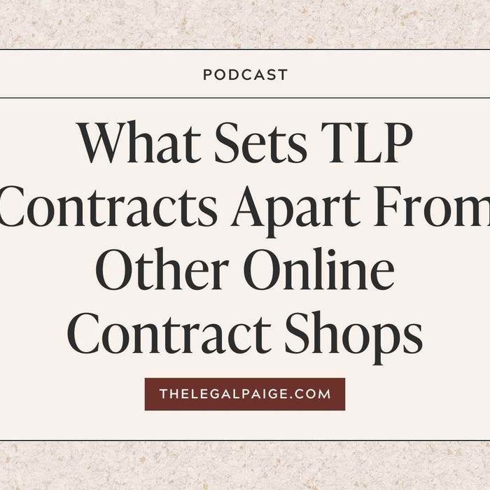 Episode 112: What Sets TLP Contracts Apart From Other Online Contract Shops
