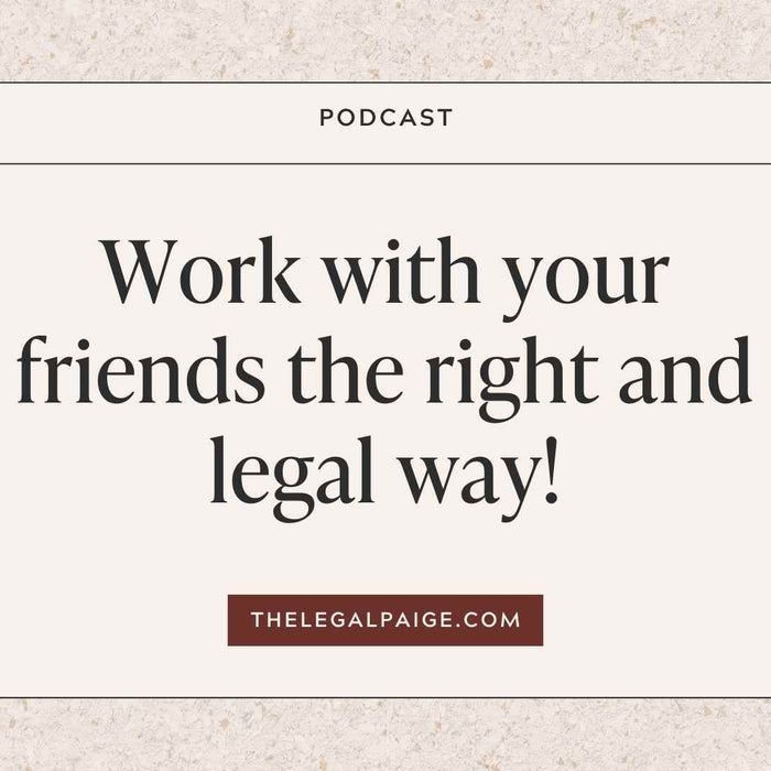 Work with your friends the right and legal way!