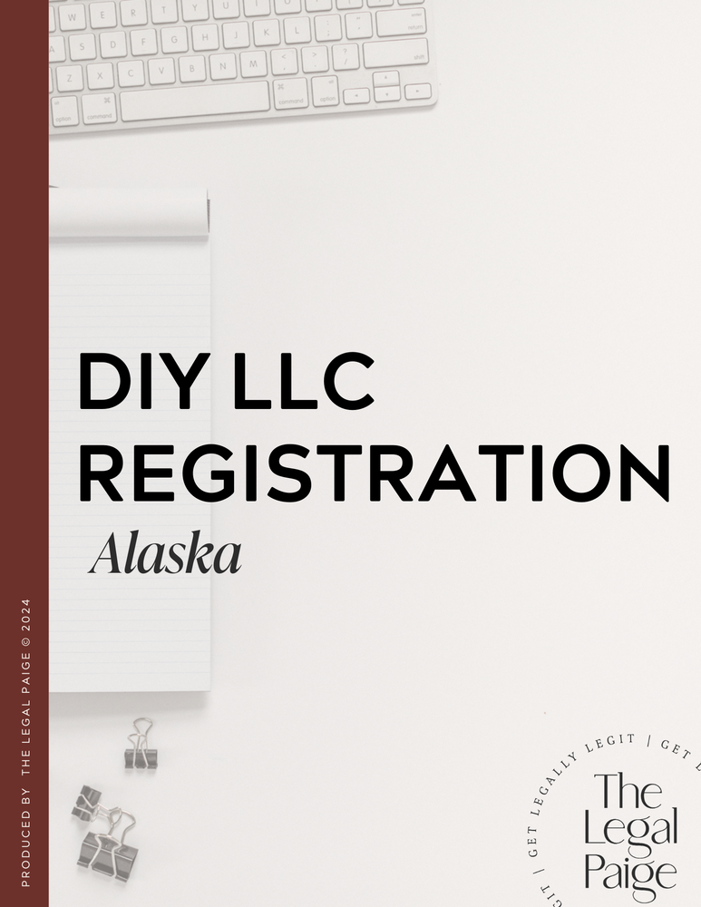 The Legal Paige - DIY LLC Registration - Alaska