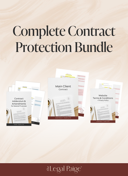 The Legal Paige - Complete Contract Protection Bundle