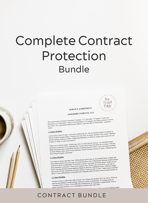 The Legal Paige - Complete Contract Protection Bundle