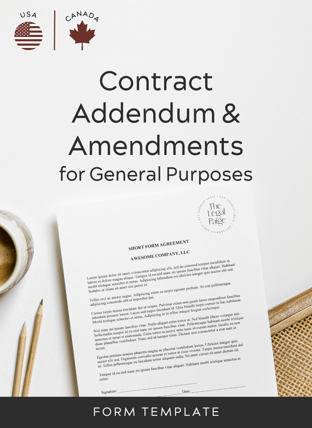 Contract Addendum & Amendments - CCPB