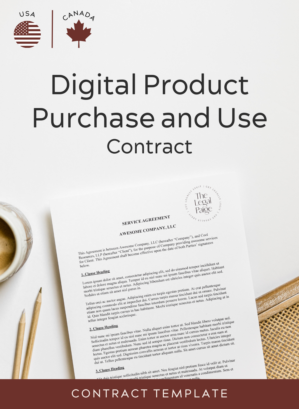 Product - Contract Templates — The Legal Paige