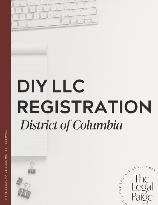 The Legal Paige - District of Columbia - LLC Registration