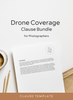 Drone Coverage Clause Bundle for Photographers