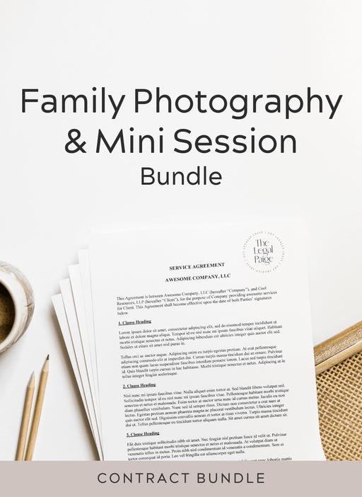 The Legal Paige - Family Photography & Mini Session Bundle