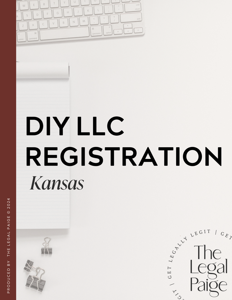 The Legal Paige - DIY LLC Registration - Kansas