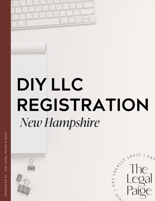 The Legal Paige - DIY LLC Registration - New Hampshire