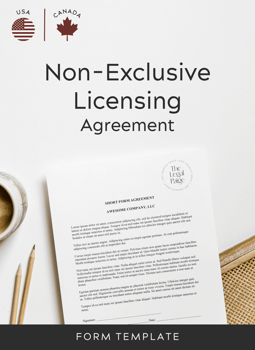 The Legal Paige - Non-Exclusive Licensing Agreement