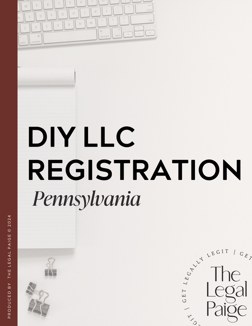 The Legal Paige - DIY LLC Registration - Pennsylvania