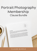 Portrait Photography Membership Clause Bundle