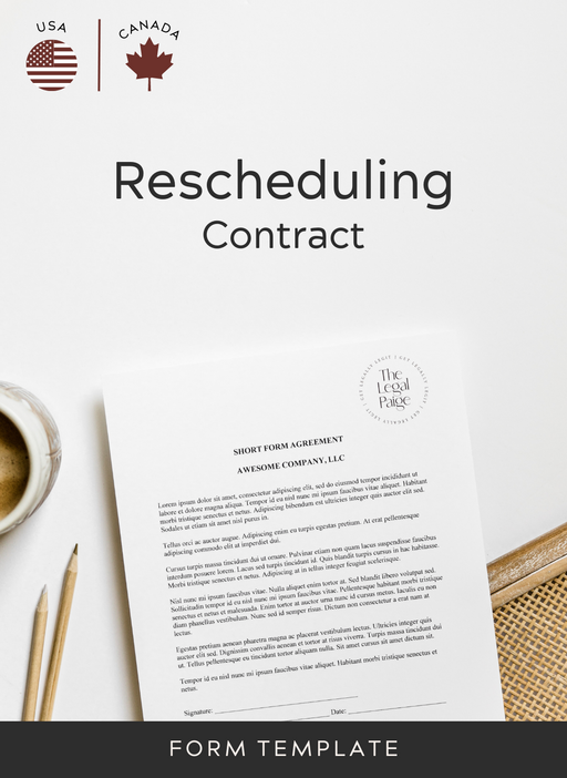 The Legal Paige - Rescheduling Contract