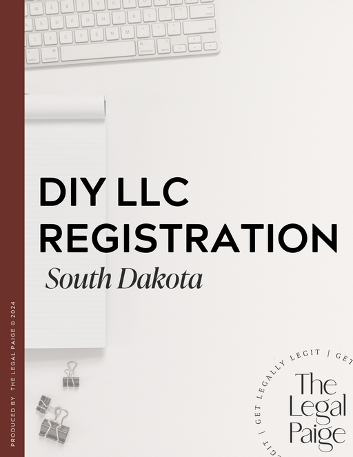 The Legal Paige - DIY LLC Registration - South Dakota