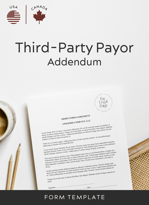 The Legal Paige - Third-Party Payor Addendum