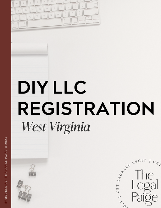The Legal Paige - DIY LLC Registration - West Virginia