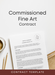 The Legal Paige - Commissioned Fine Art Contract