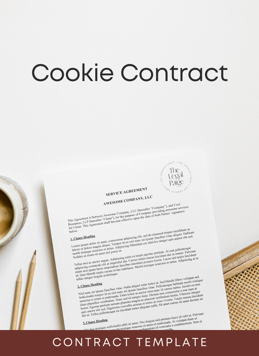 The Legal Paige - Cookie Contract