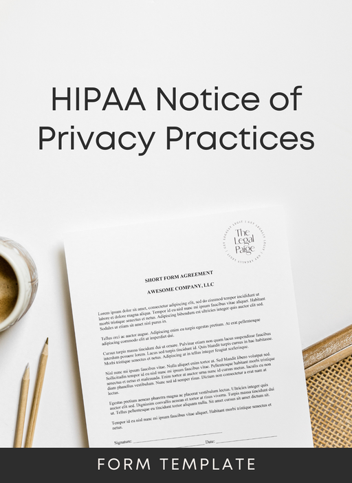 The Legal Paige - HIPAA Notice of Privacy Practices