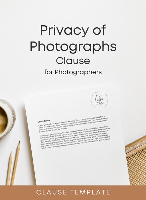 The Legal Paige - Privacy of Photographs Clause for Photographers